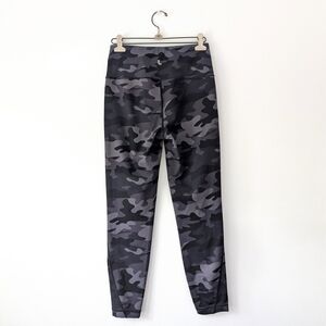 LOLË High-waisted Black Camouflage Leggings In Size Small